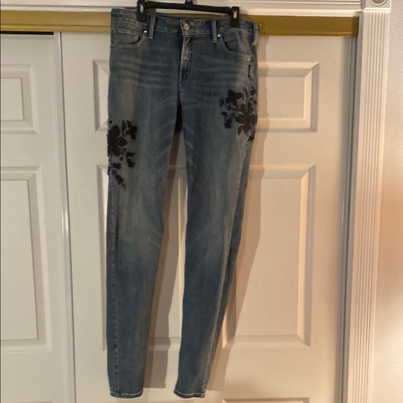 Silver Jeans Blue Skinny Denim size 34/37 tall - Picture 1 of 16